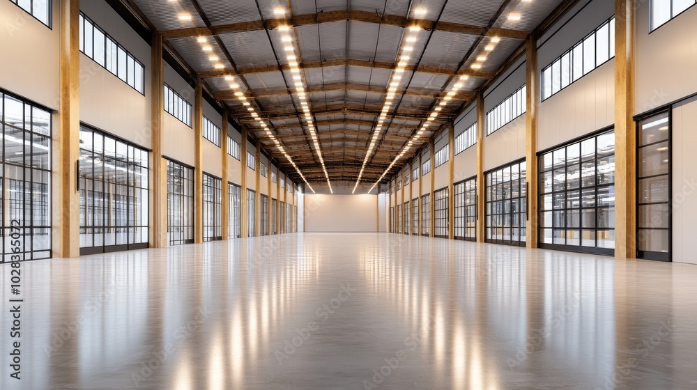 Spacious Modern Industrial Warehouse Interior Design Spacious Modern Industrial Warehouse Interior Design