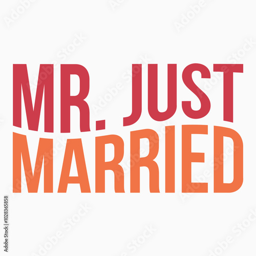 Mr Just married svg retro t shirt design