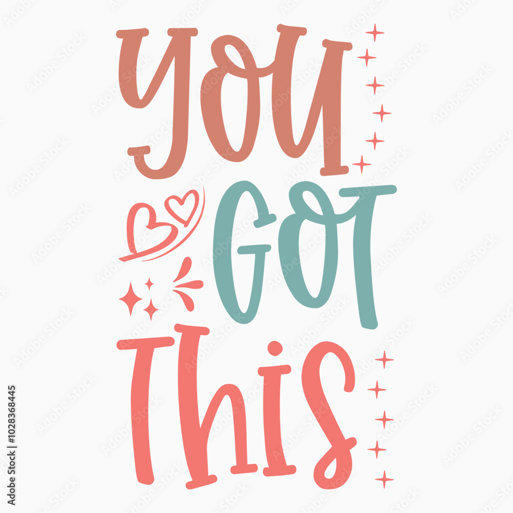 You got this svg retro t shirt design You got this svg retro t shirt design