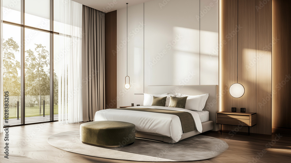 Modern Bedroom with Chic Design Modern Bedroom with Chic Design