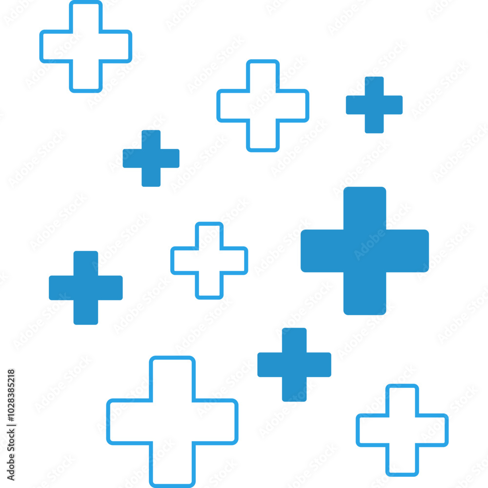 Fototapeta premium Medical Cross Ornament