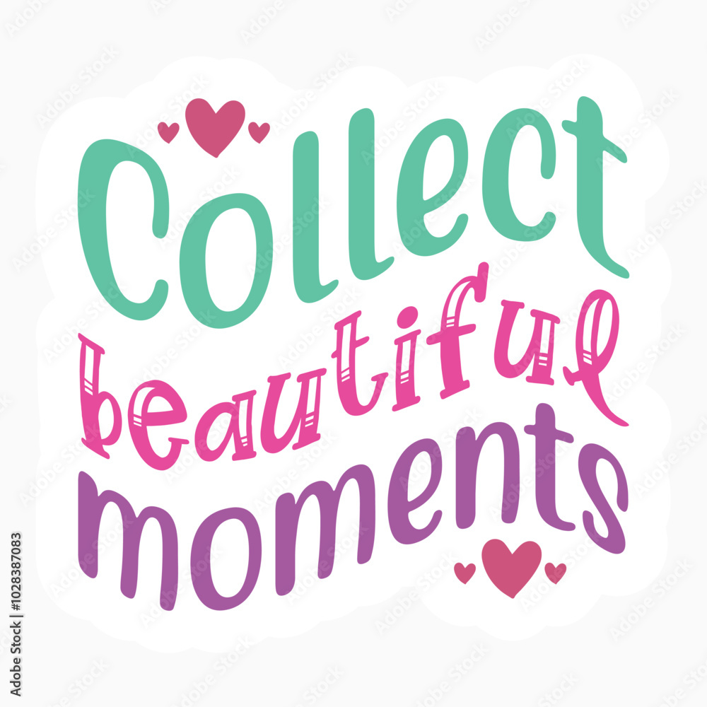 Collect beautiful moments retro t shirt design Collect beautiful moments retro t shirt design