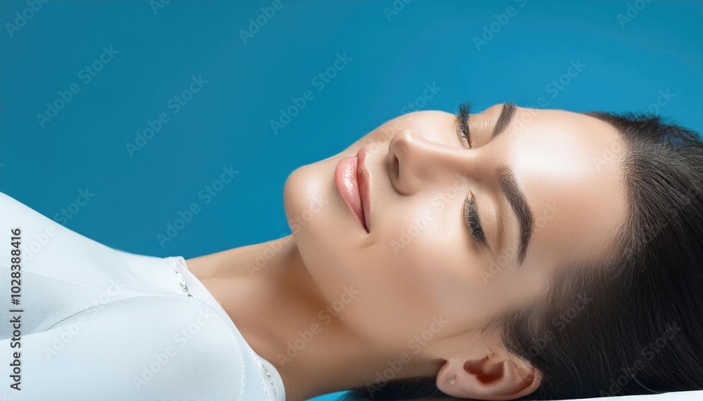 anti cellulite therapy isolated blue color background anti cellulite therapy isolated blue color background