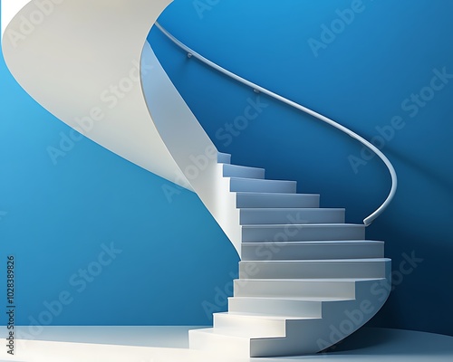 a white stairway 