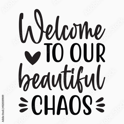 Welcome to our beautiful chaos retro t shirt design