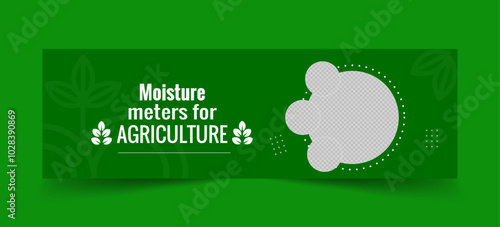 Nature web banner design template 