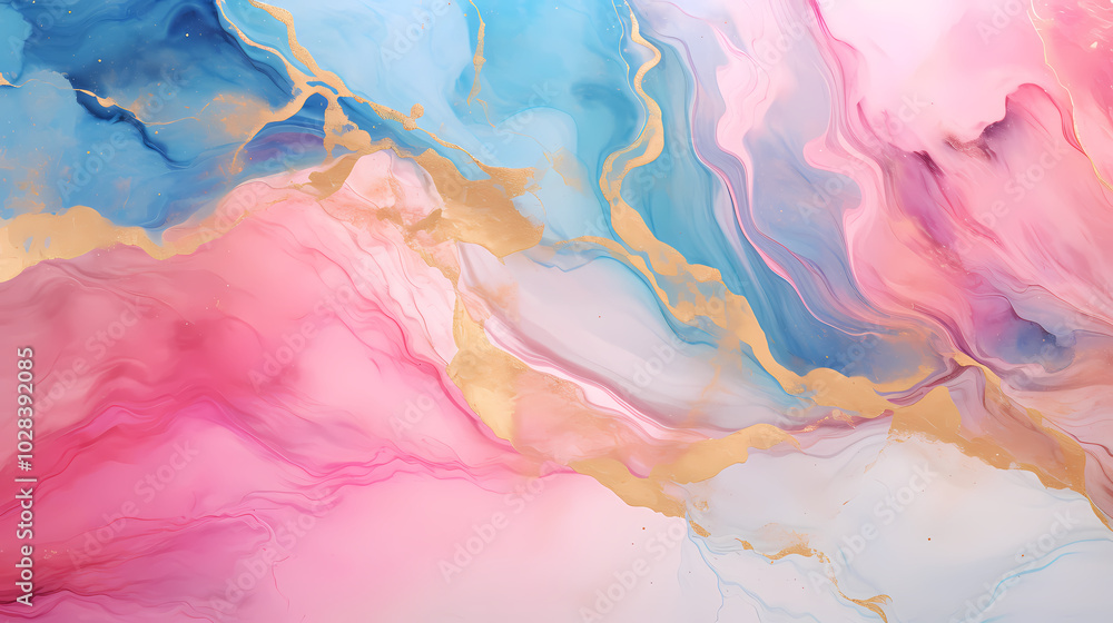Fototapeta premium Dreamy flow of soft colors