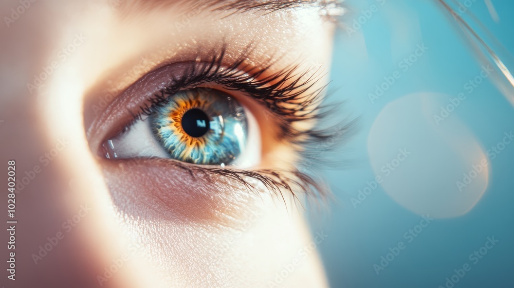 A close up of a person eyes, reflecting the vibrant, surreal images of a virtual world, representing the blurring of lines between reality and virtuality. A close up of a person eyes, reflecting the vibrant, surreal images of a virtual world, representing the blurring of lines between reality and virtuality.