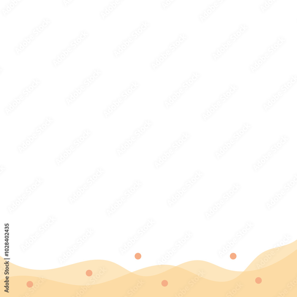 Obraz premium Transparent Blob Footer