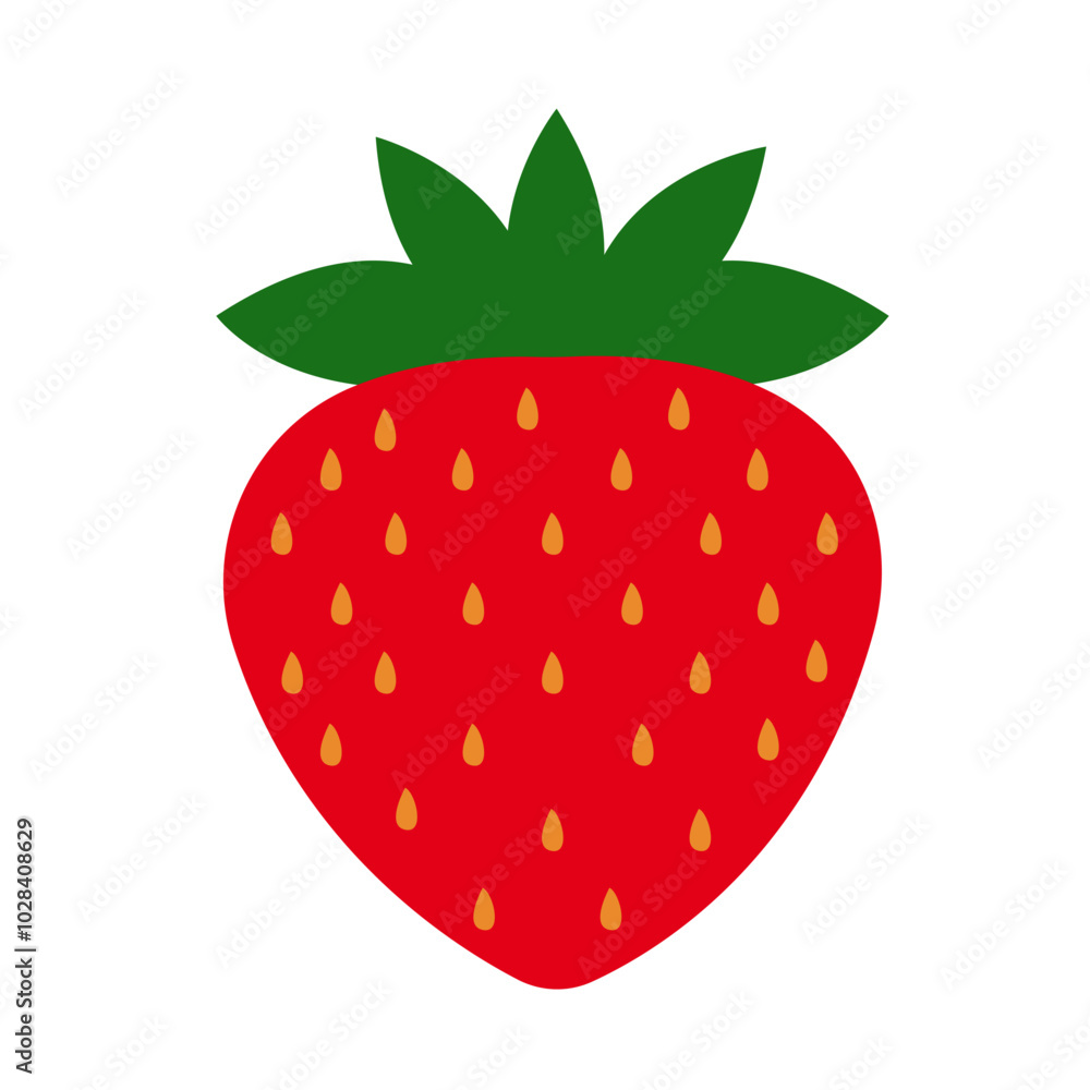 Strawberry illustration isolated on white background Strawberry illustration isolated on white background