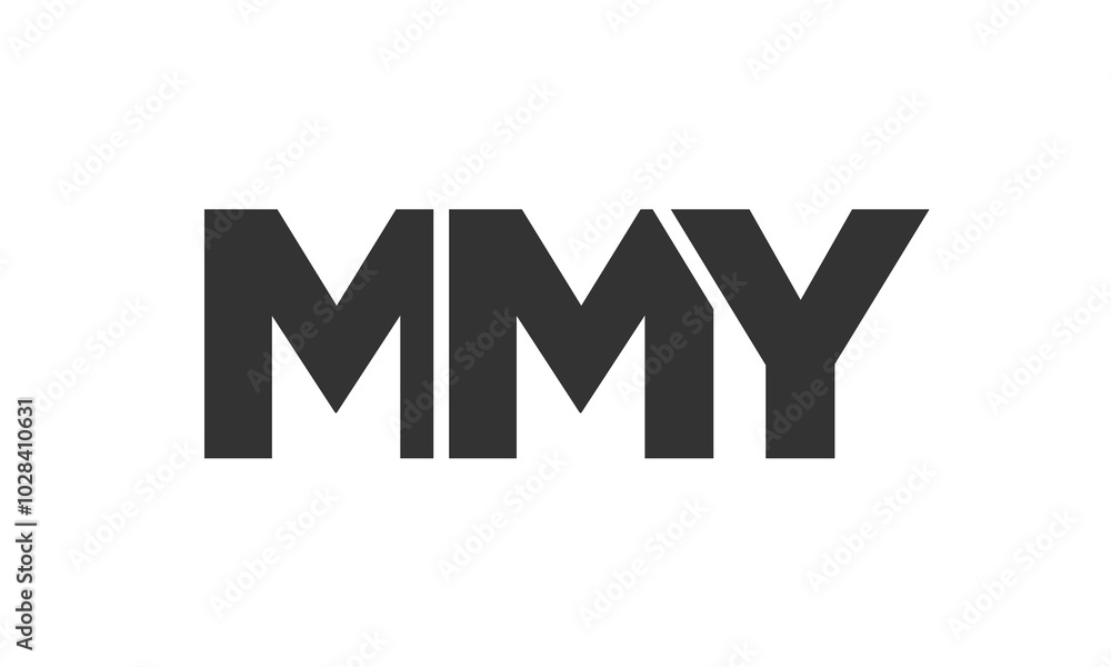 MMY logo design template with strong and modern bold text. Initial based vector logotype featuring simple and minimal typography. Trendy company identity. MMY logo design template with strong and modern bold text. Initial based vector logotype featuring simple and minimal typography. Trendy company identity.