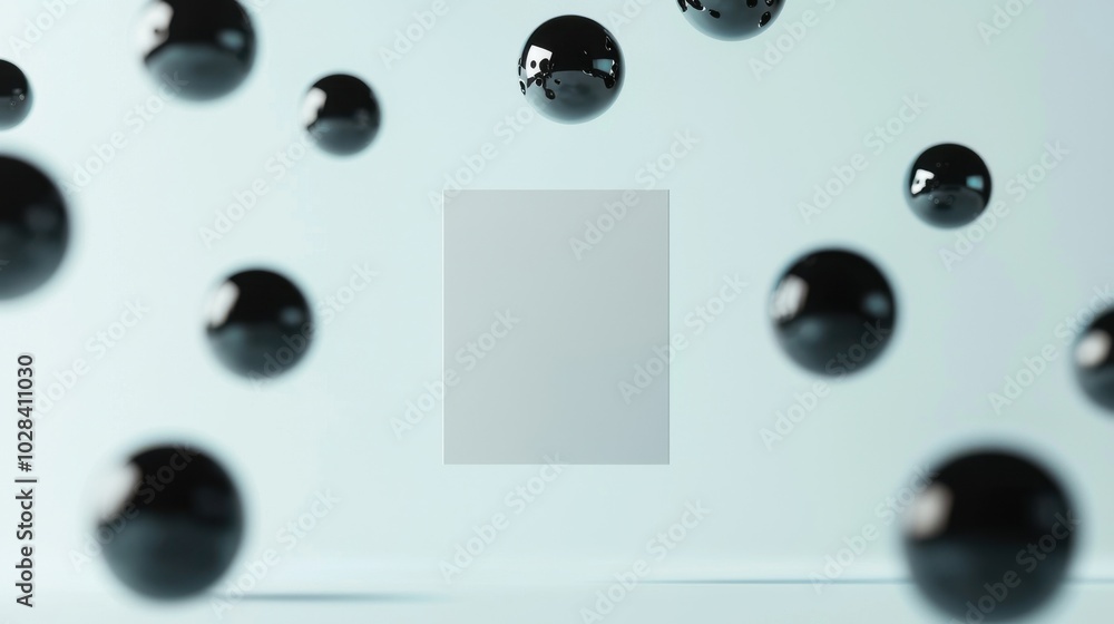 A stylized business card floating in a minimalist white space, surrounded by holographic corporate logos and symbols, representing branding and corporate identity A stylized business card floating in a minimalist white space, surrounded by holographic corporate logos and symbols, representing branding and corporate identity