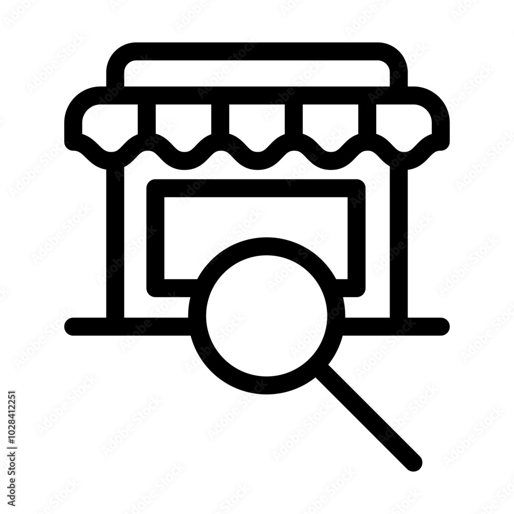 Shop icon template Shop icon template