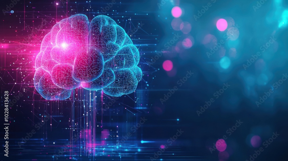 Abstract Growth Tree of Knowledge: A glowing tree with transparent brain-shaped leaves, where each leaf connects to a different branch of technology, science, and art Abstract Growth Tree of Knowledge: A glowing tree with transparent brain-shaped leaves, where each leaf connects to a different branch of technology, science, and art