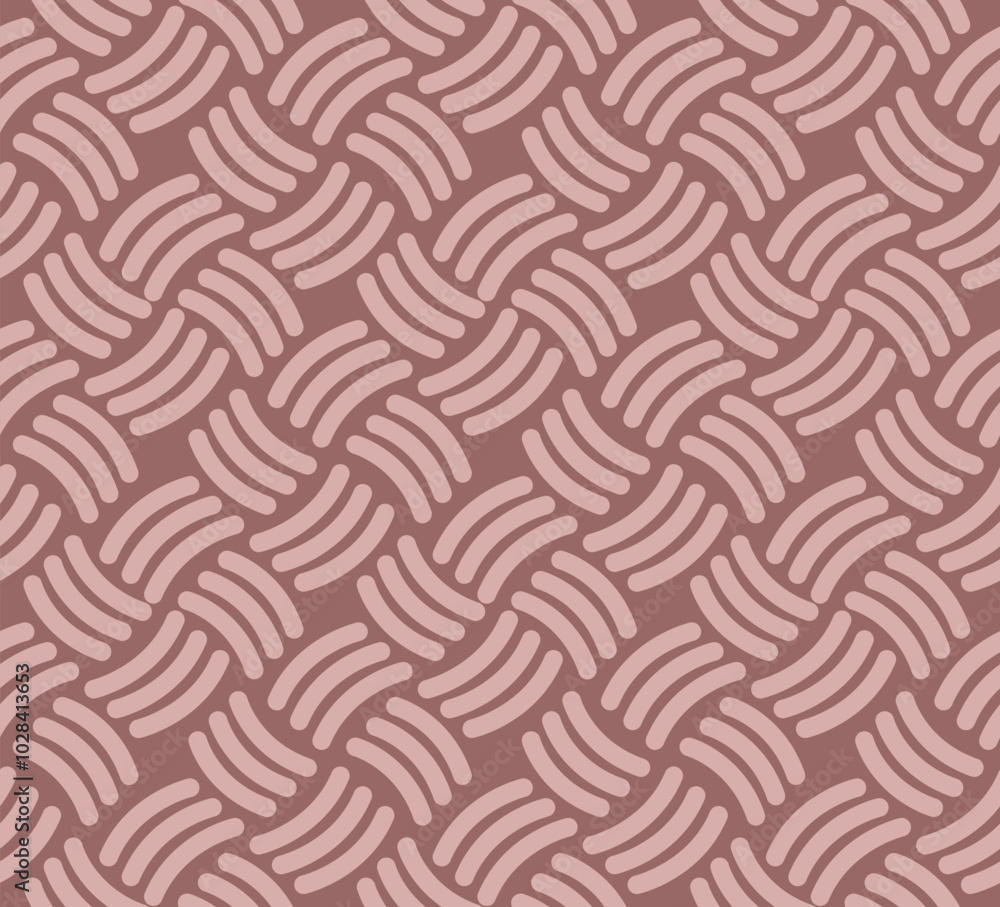 Japanese Curl Weave Vector Seamless Pattern Japanese Curl Weave Vector Seamless Pattern