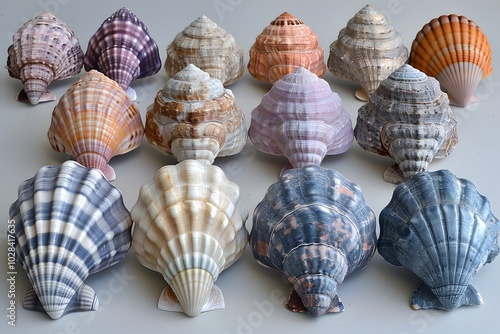 Colorful Seashell Collection for Beach Decor and Nature Inspiration