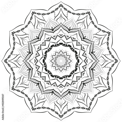 Elegant Realistic Mandala Ornament Background