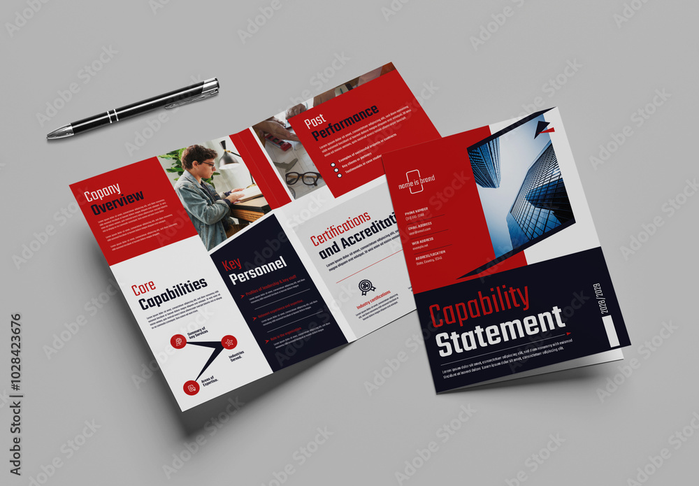 Capability Statement Template Stock Template | Adobe Stock