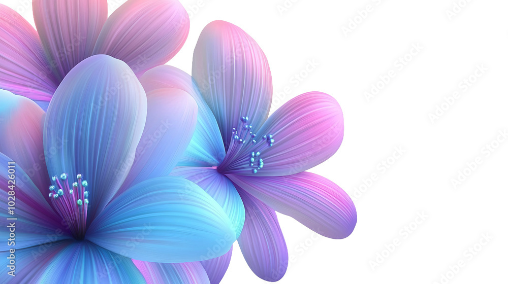Fototapeta premium Beautiful Floral Watercolor Design for Home Decor and Invitations
