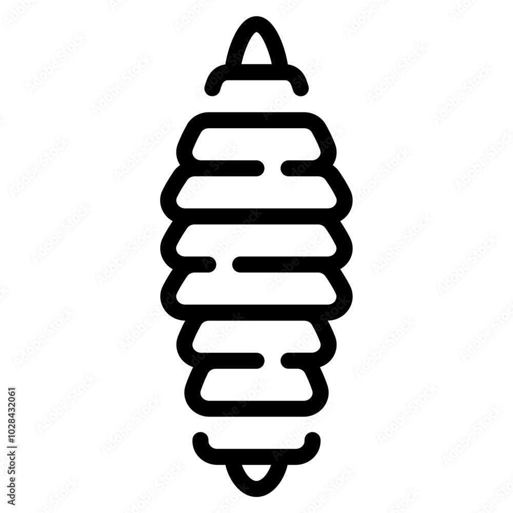 Iconic Pine Cone Design in Minimalist Style Iconic Pine Cone Design in Minimalist Style
