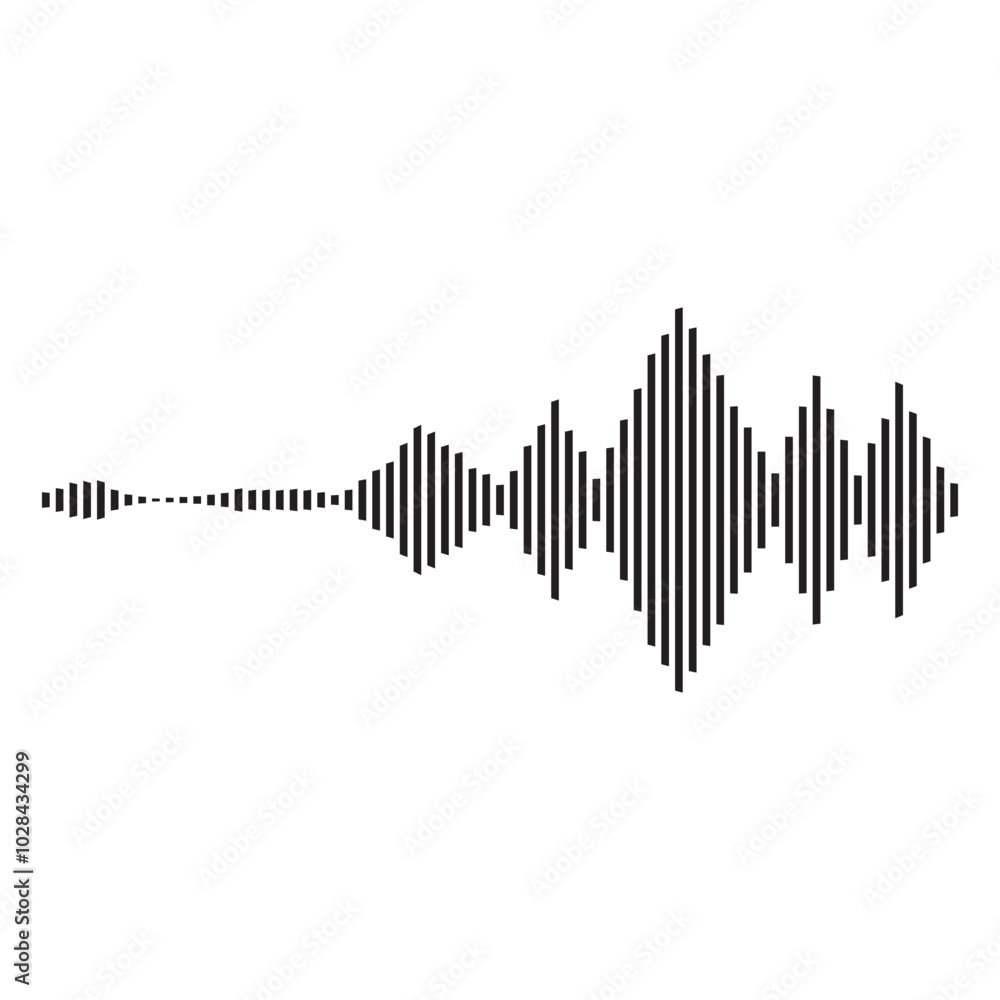 good music sound wave logo illustration good music sound wave logo illustration