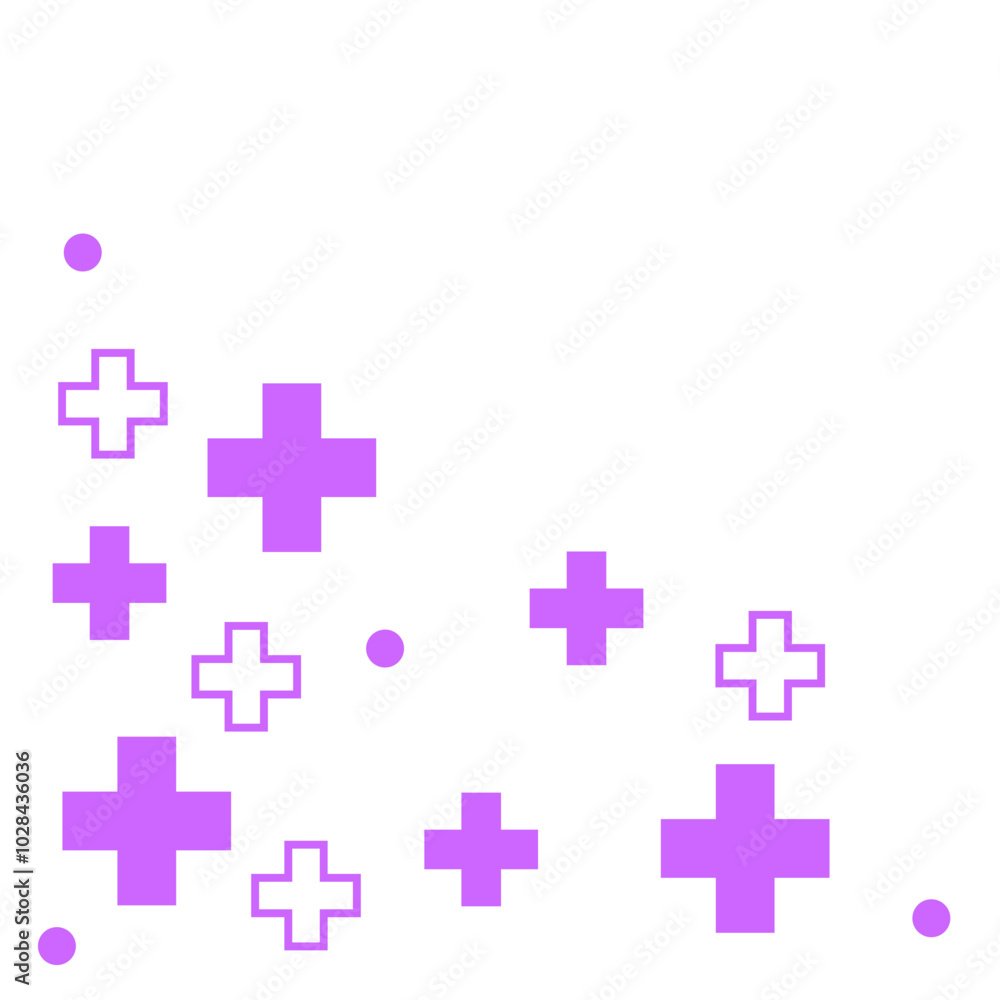 Fototapeta premium Medical Cross Ornament 