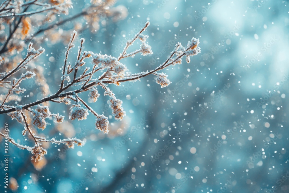Winter season background with white snow Winter season background with white snow