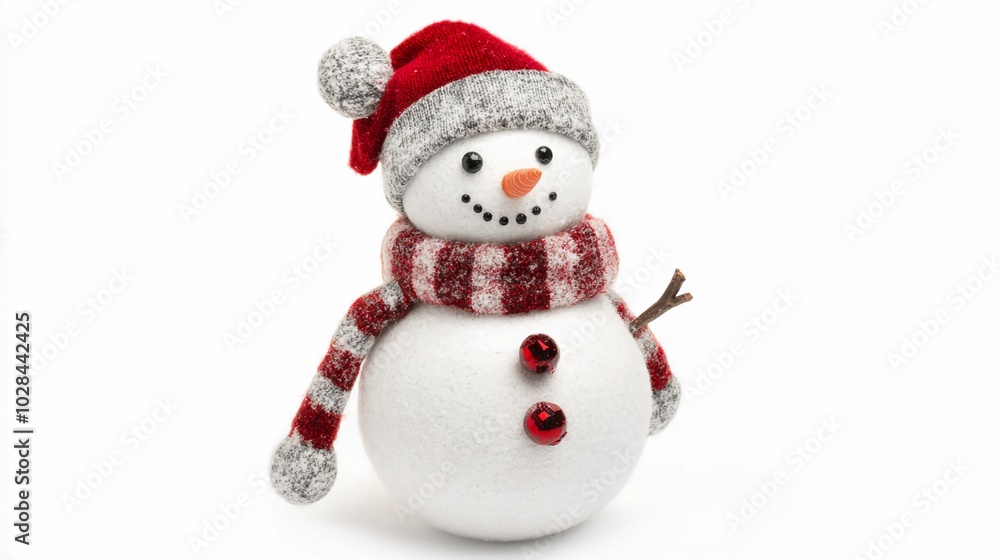 Christmas Snowman isolated on clean white background Christmas Snowman isolated on clean white background
