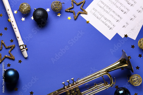 Flute and trumpet with Chri...