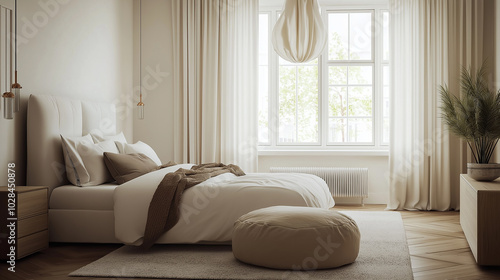 Luxury White Master Bedroom