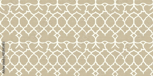 Wallpaper Mural Linen pattern with a natural, textured design. seamless background pattern Torontodigital.ca