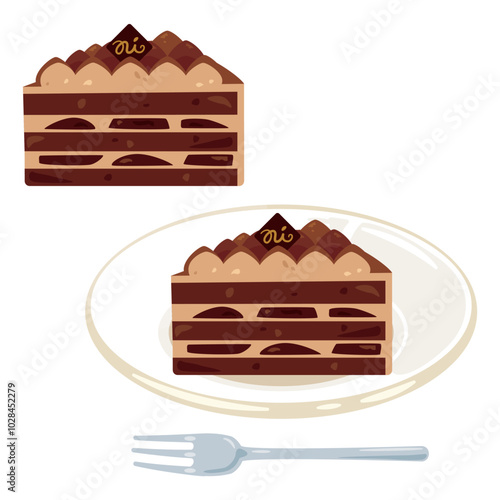 チョコレートケーキセット