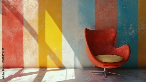 colorful mid century texture photo