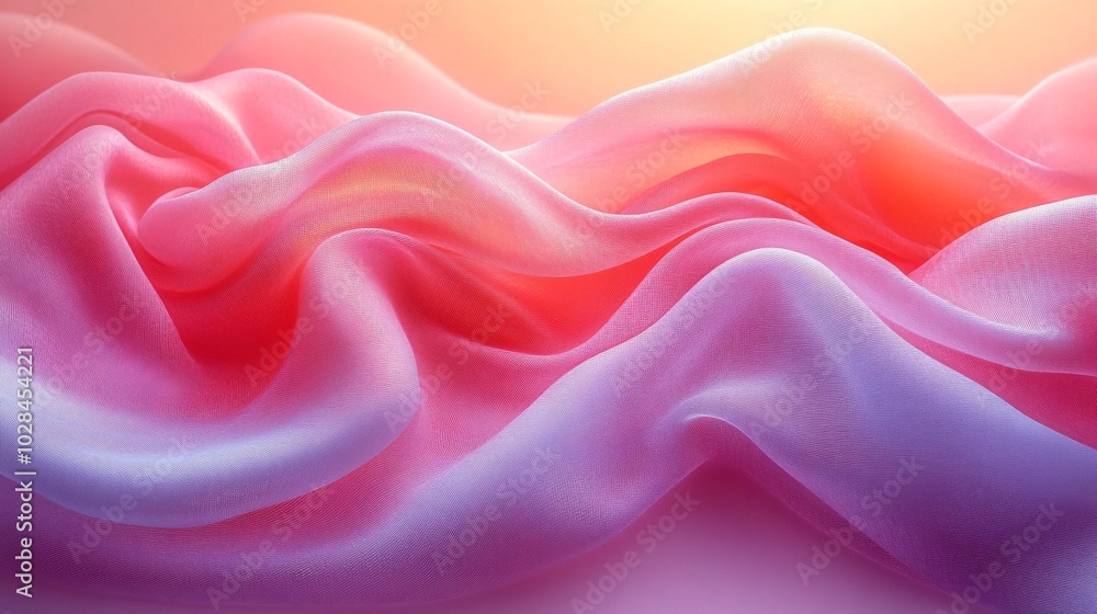 Obraz premium Soft and Subtle Gradients in Textiles