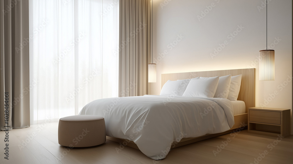 Stylish Modern Bedroom Interior Room Stylish Modern Bedroom Interior Room