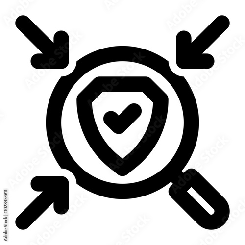 penetration testing, pen testing, cyber security, testing, security testing, intrusion prevention system outline icon