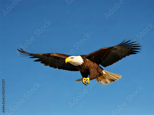 Majestic Eagle Soaring in the Sky