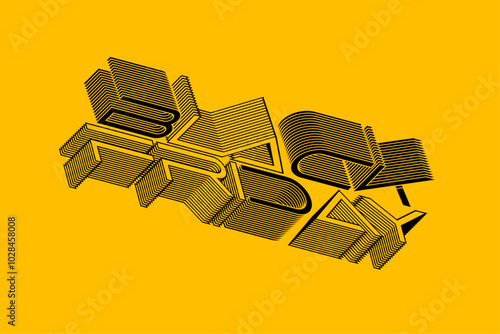 Black Friday prominently displayed on a vibrant yellow background, emphasizing the shopping event's excitement