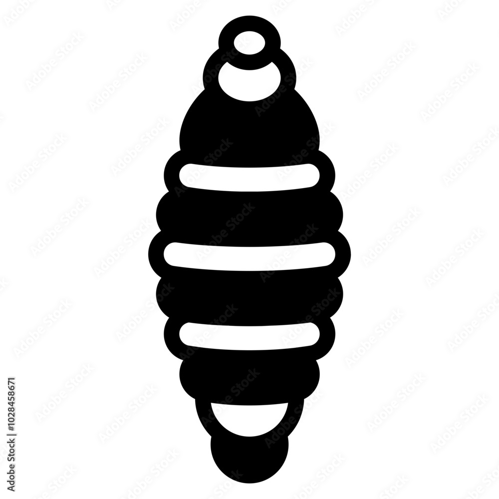 Abstract Black and White Spiral Design Abstract Black and White Spiral Design