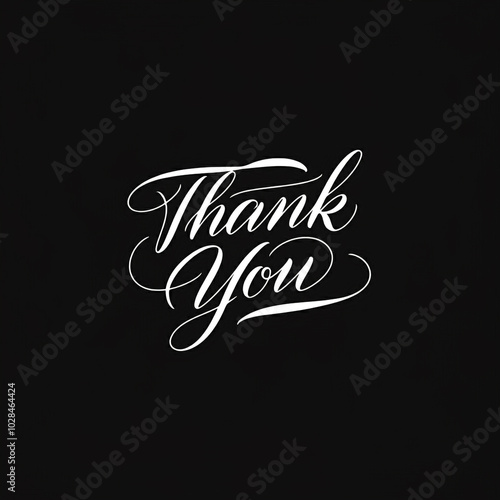 A calligraphy-style "Thank ...