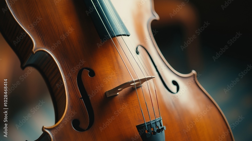 classical cello with a rich, mahogany finish and a deep classical cello with a rich, mahogany finish and a deep