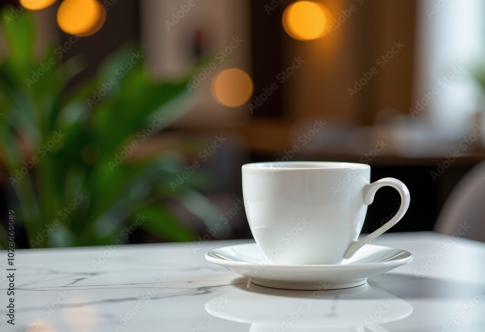 Obraz premium cup of coffee on table