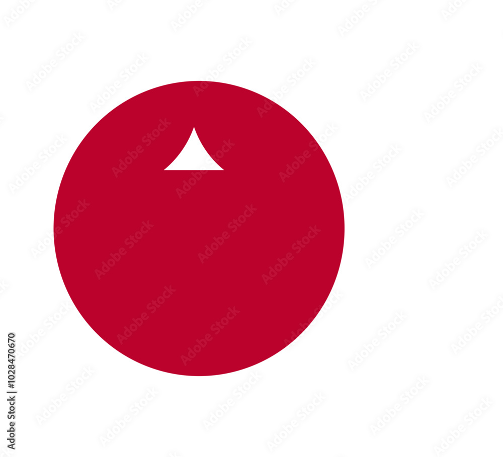Japan Flag on Documenrty icon Japan Flag on Documenrty icon
