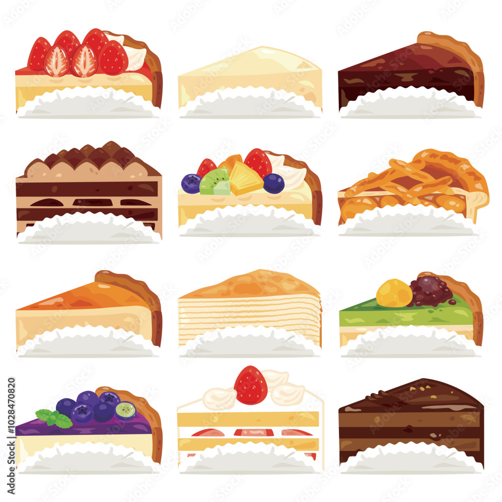 色々なケーキセット1