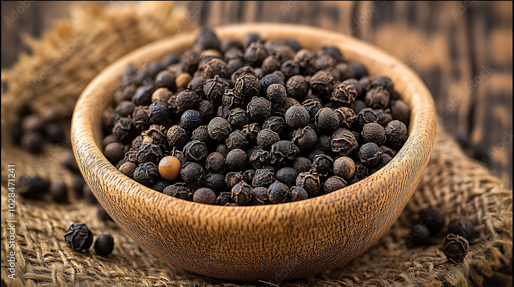 Peppercorns (Black Pepper): One of the most common spices, black pepper has a sharp, pungent, and mildly spicy flavor Peppercorns (Black Pepper): One of the most common spices, black pepper has a sharp, pungent, and mildly spicy flavor