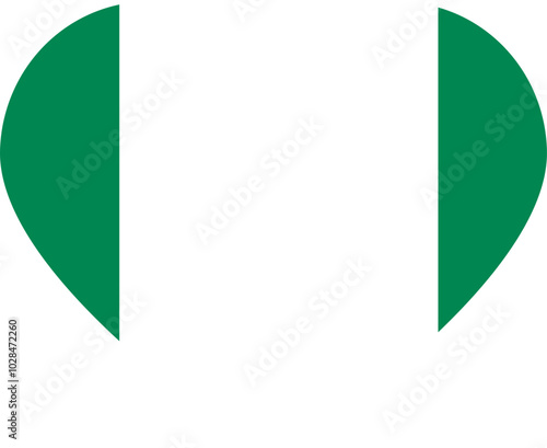 Broken Heart Icon of Nigeria Flag Free Download Broken Heart Icon of Nigeria Flag - GFXLoad