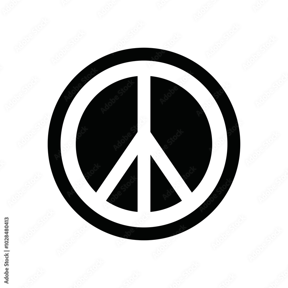 peace logo icon peace logo icon
