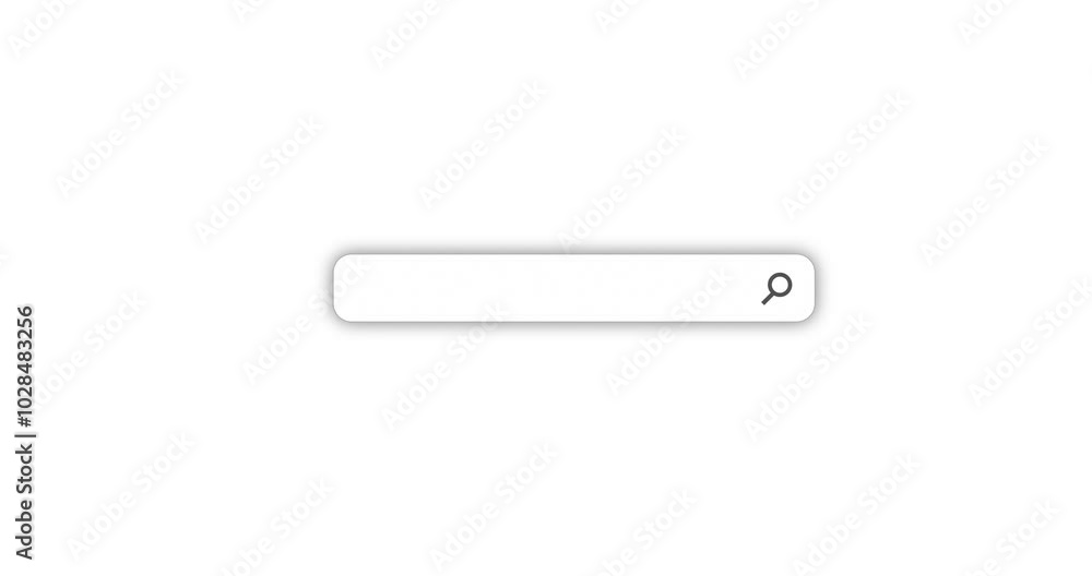 Motion graphic dummy minimalist search bar Motion graphic dummy minimalist search bar
