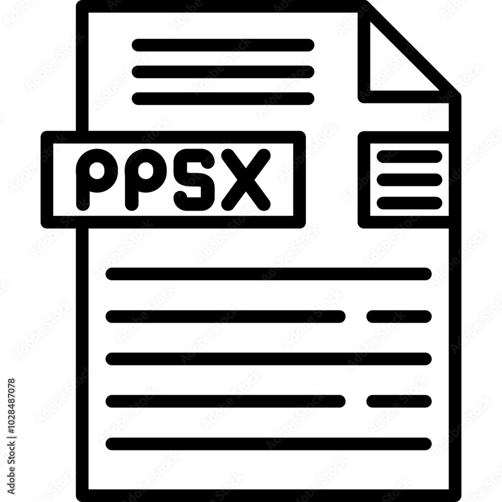 PPSX File Format Icon PPSX File Format Icon