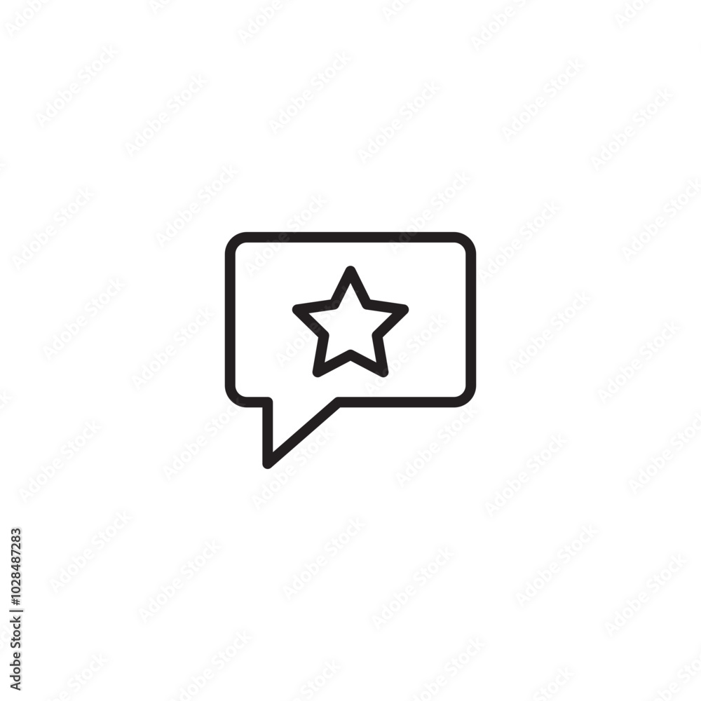 Starred Message on icon. A message that has been marked as important or a priority. Editable icon. Starred Message on icon. A message that has been marked as important or a priority. Editable icon.